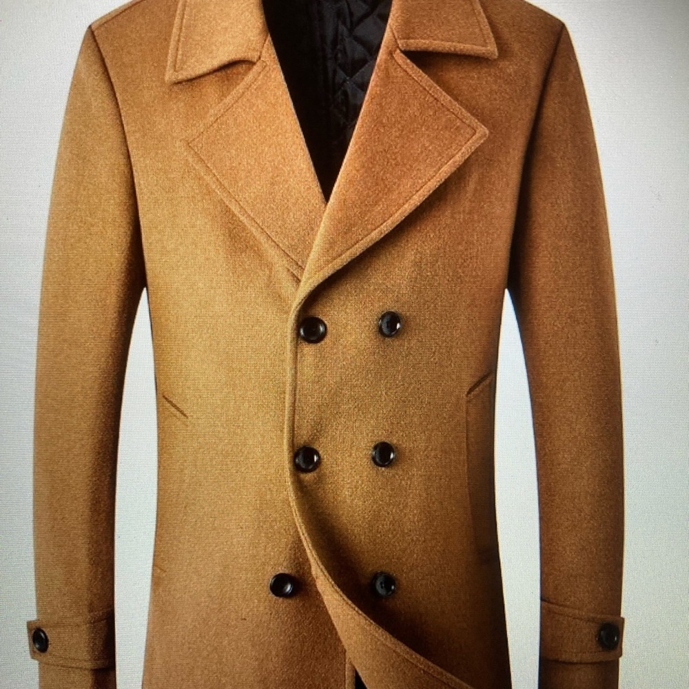 Men’s wool blend pea coat